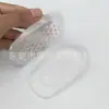 Popular Alza-Altura Interno de Silicona, Invisible Transparente Engrosado Deportivo Amortiguador de Choque Masajeador Talón Forma de U Media Plantilla