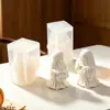 Zongbo Molde de Silicona 3D Calavera Fantasma Cesta Calabaza Vela Molde de Silicona DIY Halloween Molde de Yeso para Aromaterapia