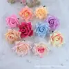 10cm Rosa de Esquina Cabeza de Flor Artificial Bola de Flores Arreglo Floral Pared de Flores Escenario Arreglo Floral Decoración de Salón de Bodas Material Floral Venta al por Mayor