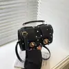 Bolso Pequeño de Lunares de Nicho para Mujer Verano 2026 Nuevo Bolso Cruzado Versátil Bolso de Mano Bolso Cuadrado Pequeño