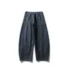Jeans Casual Masculino Yidao Vintage 26 Molas Novo Estilo Retro Americano Largo com Costura Visível