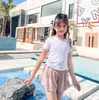 Nova versão de biquíni infantil dividido fofo de princesa, com alça, para férias em fontes termais, infantil, feminino, atacado