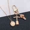 Paquete de Materiales para Joyería con Colgantes de Instrumentos Musicales en Forma de Corazón de Aleación de Oro KC Mixtos Transfronterizos 100 Piezas para Pendientes Collares DIY
