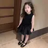 Conjunto de Verano para Niña, Ropa de Verano para Bebé Niña, Conjunto de Dos Piezas Estilo Coreano con Chaleco y Falda Corta, Ropa de Verano para Niños, Falda Corta