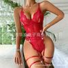 2022 novo AliExpress Europa e Estados Unidos explosões mais vendidos sexy peça única alça renda tentação perspectiva sexy lingerie feminina