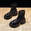 Botines Estilo Martin con Calados para Mujer, Botines Cortos de Verano, Ultraligeros y Cómodos, Nuevo Modelo 2025, Botines de Malla Transpirable con Suela Gruesa, Botines de Malla que Aumentan la Altura
