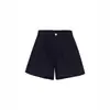 Shorts Pequeños para Mujer Verano Nuevo 150cm Cintura Alta Forma A Pantalones de Pierna Ancha Pantalones de Grulla Ropa Exterior Casual XS
