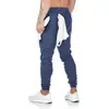 Sem LOGO Calças Esportivas Masculinas Europeias e Americanas Calças com Toalha Pendurada para Fitness Masculino Leggings para Treinamento de Corrida