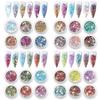 Lantejoulas de pupilas de goblin transfronteiriças, pó de glitter, maquiagem, acessórios para nail art, glitter degradê, materiais DIY feitos à mão