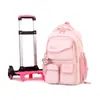 Mochila con Ruedas para Escuela Primaria Natural Fish, Gran Capacidad, para Niños y Niñas de Tercero a Sexto Grado, Suministrada Directamente por el Fabricante