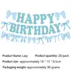 Decorações Populares de Festa com Laços da Amazon, Adereços para Montagem de Aniversário, Adereços Fotográficos para Melhorar o Ambiente, Utensílios de Mesa, Toalhas de Mesa, Faixas