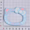 Nuevos botones de anillo liso para pajarita de gato KT, piezas de accesorios DIY para fundas de teléfono, materiales de parche de pegamento de crema al por mayor