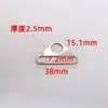 Hebilla Triángulo de Acero Inoxidable para Ropa y Bolsos, Hebilla de Correa Ajustable para Equipaje, Accesorios de Hebillas de Metal, Regalo, Estilo Lujo Ligero