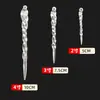 Carámbanos de Hielo Transparentes Decoraciones Navideñas Barras de Hielo Puntas de Hielo Accesorios DIY Iluminación Adornos Colgantes Serie de Copos de Nieve Set