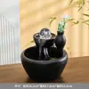 Ornamento para Aquário Peixe de Água Corrente Água Corrente Traz Riqueza Fonte de Circulação Automática Umidificador para Mesa de Escritório Gato Outros