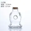 Botella de Vidrio con Tapón de Corcho Transparente Botella de los Deseos Creativa Botella Cielo Estrellado Arcoíris Botella de la Suerte de Deriva Botella para Bebidas Lista para la Venta