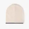 Novo Chapéu de Lã Dupla Face para Mulheres Outdoor Inverno Aconchegante Engrossado Circunferência da Cabeça Grande Chapéu de Pelo de Lã Chapéu de Tricô Pulôver