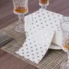 Servilletas de Papel Estampadas en Caliente Personalizadas 40*40, Servilletas con Logo Impreso, Restaurante Occidental de Hotel, Servilletas de Papel para Fiesta Transfronteriza