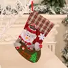 Calcetines de Navidad, Bolsas de Regalo de Navidad, Pequeños Adornos de Calcetín de Navidad, Decoraciones Colgantes para Árbol de Navidad, Bolsas Decorativas