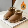 Botas de Nieve para Niños 2025 Invierno Nuevo Estilo Botas de Algodón Impermeables con Forro Polar para Niñas Botas Cortas Cálidas para Niños Botas de Algodón para Bebé