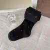Meias Infantis Retro Estilo Francês de Bolinhas para Primavera e Outono, Fofas e Versáteis, Meias Finas de Alta Elasticidade para Crianças Pequenas, Atacado