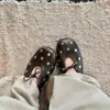 Mismo Estilo que Mamá Uva~Nuevo Modelo 2026 Bailarinas Tachonadas~Punta Cuadrada con Cordones y Moño Zapatos de Mujer de Tacón Bajo Poco Profundos