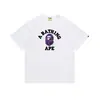 Suministro Exclusivo Transfronterizo Marca Japonesa de Moda Estampado de Camuflaje Cuello Redondo Suéter Holgado Manga Corta Camiseta Juvenil Camiseta de Verano