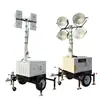 Torre de iluminación remolcable con motor diésel refrigerado por aire y lámpara de halogenuros metálicos, camión de luz móvil HMF968A