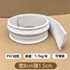 Molduras de PU estilo francés, moldura de borde suave de PVC autoadhesiva, decoraciones de puerta arqueadas, bordes de pared de fondo estilo europeo, molduras de yeso
