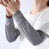 Mangas de Proteção Solar para Homens, Tamanho Grande, Corte Amplo, Proteção UV, Mangas Longas para o Verão ao Ar Livre, Mangas de Gelo para Ciclismo, Protetor Solar Fino