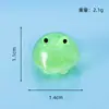 Adornos de Paisaje Micro, Ranas Pequeñas Luminosas, Muebles para el Hogar, Manualidades, Muñecas Lindas de Resina para DIY, Decoraciones de Manualidades