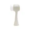 Cepillo Facial Limpiador de Doble Cara, Cepillo de Silicona con Cerdas Suaves, Cepillo Facial Limpiador Manual, Cepillo Facial Doble Cara para Maquillaje con Masaje