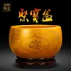 Adornos de Cornucopia Cerámica Jingdezhen Sala de Estar Entrada Acuario Decoración para Atraer Riqueza y Tesoro, Regalos de Inauguración de Casa y Apertura