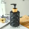Frasco de álcool gel para as mãos para comércio exterior, frasco de álcool gel para as mãos com senso avançado, vidro, 500ml, frasco vazio, shampoo, gel de banho engarrafado
