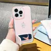 Funda de teléfono rosa hueca de gato adecuada para Apple 17, iPhone 16 Pro Max, caricatura 15 Plus, nueva 14 cobertura completa