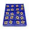 Hoja de Acero para CNC en Forma de Diamante Piezas de Acero Herramienta de Mandrinado Inserto para Herramienta de Torneado de Agujero Interno de Acero Inoxidable Ccmt09T304 Ccmt060204
