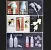 Guangzhou en stock 75 alcohol desinfectante botella de 25 ml 18 dientes 20 dientes 24 dientes cabezal de pulverización pistola pulverizadora botella redonda de lPET de 500 m