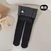 Leggings Gruesos Forrados de Felpa para Niñas para Otoño e Invierno, Pantalones Térmicos para Niños, Mallas Cortas de Felpa Integradas con Rayas Verticales al por Mayor