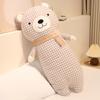 Bufanda Oso Almohada Larga Almohada de Sofá Cama Compañero de Sueño Muñeco de Peluche Regalo de Cumpleaños Almohada para Dormir