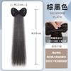Peluca cabello largo rizado trenza lazo coleta clip para cabello largo peluca larga simulación natural cabello rizado esponjoso en stock