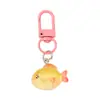 Lindo llavero de resina translúcida con diseño de animal marino de dibujos animados, colgante para decoración de bolso, llavero creativo y de alto valor