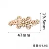 Fivela de Metal Botões Superiores Retrô Estilo Étnico Fecho Decorativo para Roupa Traje Tang Cheongsam Hanfu Botão de Pressão de Liga