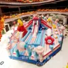 Set de Calentamiento para Centro Comercial Accesorios Populares Pista Castillo Material de PVC Grueso Piscina de Bolas 0k Juguetes Inflables para Niños