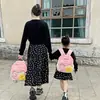 Mochila Nueva para Niños Guardería Mochila Escolar Ligera para Bebés Niños y Niñas Mochila Casual de Contraste de Moda Padre-Hijo