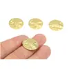 Accesorios para joyería hechos a mano DIY de latón transfronterizos pieza lisa de un solo o doble agujero ovalada curva pieza larga aretes collar colgante
