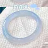 Pulseira da Rainha 12mm Estilo Transparente Mais Vendida em Transmissão ao Vivo Pulseira de Vidro Pulseira Larga