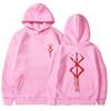 Moletons Anime Berserk Estampa Gráfica Harajuku Masculino Feminino Runn