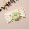 Banda para el pelo para fontanela de bebé estilo europeo y americano, diadema de flores de estilo occidental para niña, gorro para fontanela de bebé niña