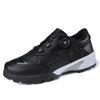 Exportación comercio exterior zapatos de golf para hombre impermeables sin clavos hebilla giratoria automática zapatilla para mujer hombre y mujer