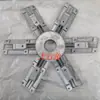Peças de reposição para ventilador de pressão negativa motor pá do ventilador persiana roda de alumínio ângulo da pá contrapeso extrator tensor da correia polia do motor
